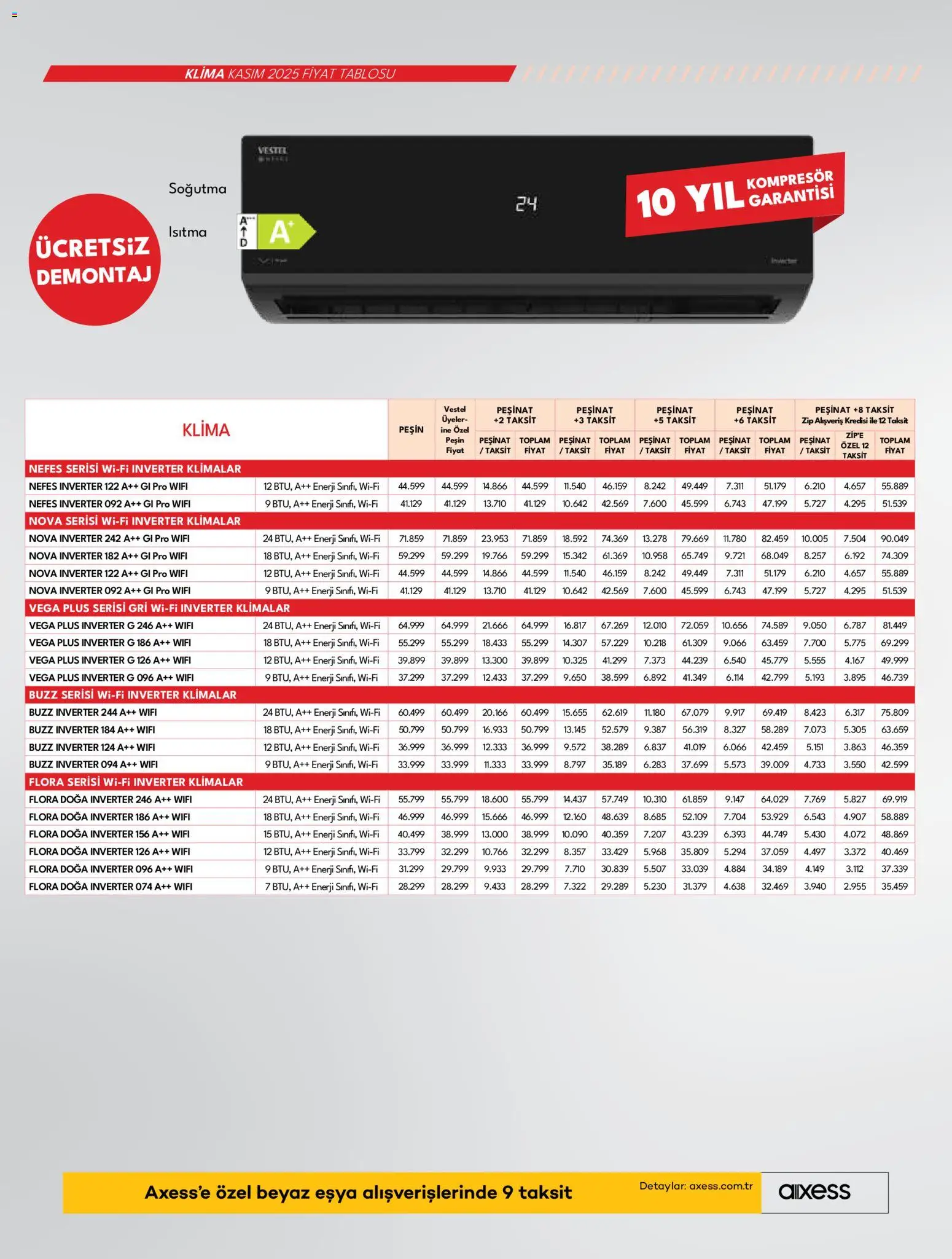 Vestel aktüel ürünler kataloğu yayımlandı! Bu hafta 04 Kasım 2025 - 01 Aralık 2025 günü Vestel indirimli ürünleri