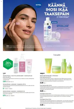 Cleansing Mousse -kuivan ihon puhdistusvaahto/rengöringsmousse för torr hud 150 ml, Puhdistaa ihon hellävaraisesti kuivattamatta ihoa. Tuloksena on raikas ja silkinpehmeä puhtauden tunne. – voimassa 01.09.2025 alkaen | Sivu: 48