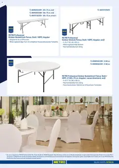 Metro Online: Indoor-Möbelsortiment  - gültig ab dem 01.06.2025 | Seite: 7 | Produkte: Sitzbank, Tisch