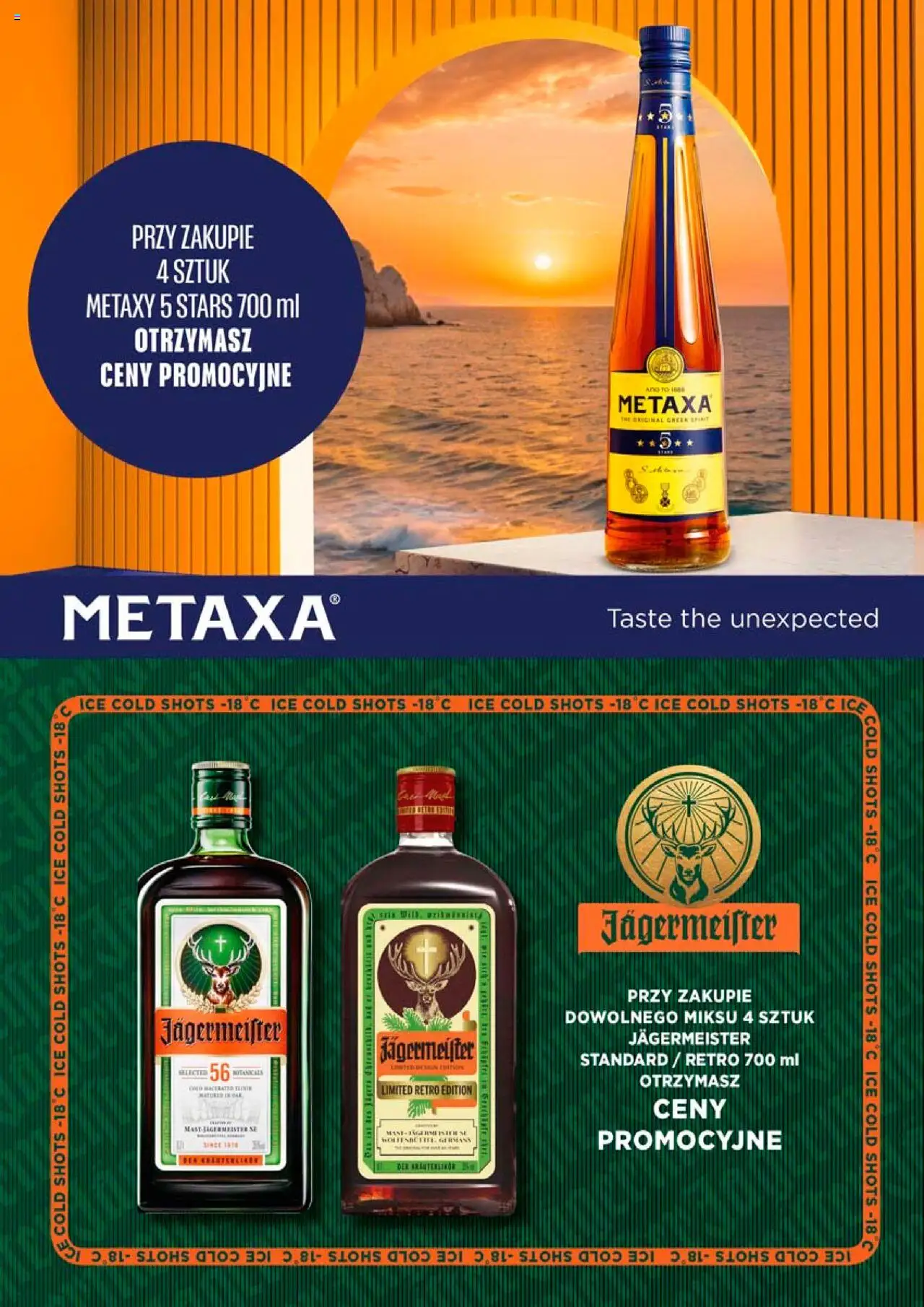 Eurocash Gazetka - Katalog Alkoholowy od 01.10.2025 | Strona: 30 | Produkty: Metaxa, Jagermeister