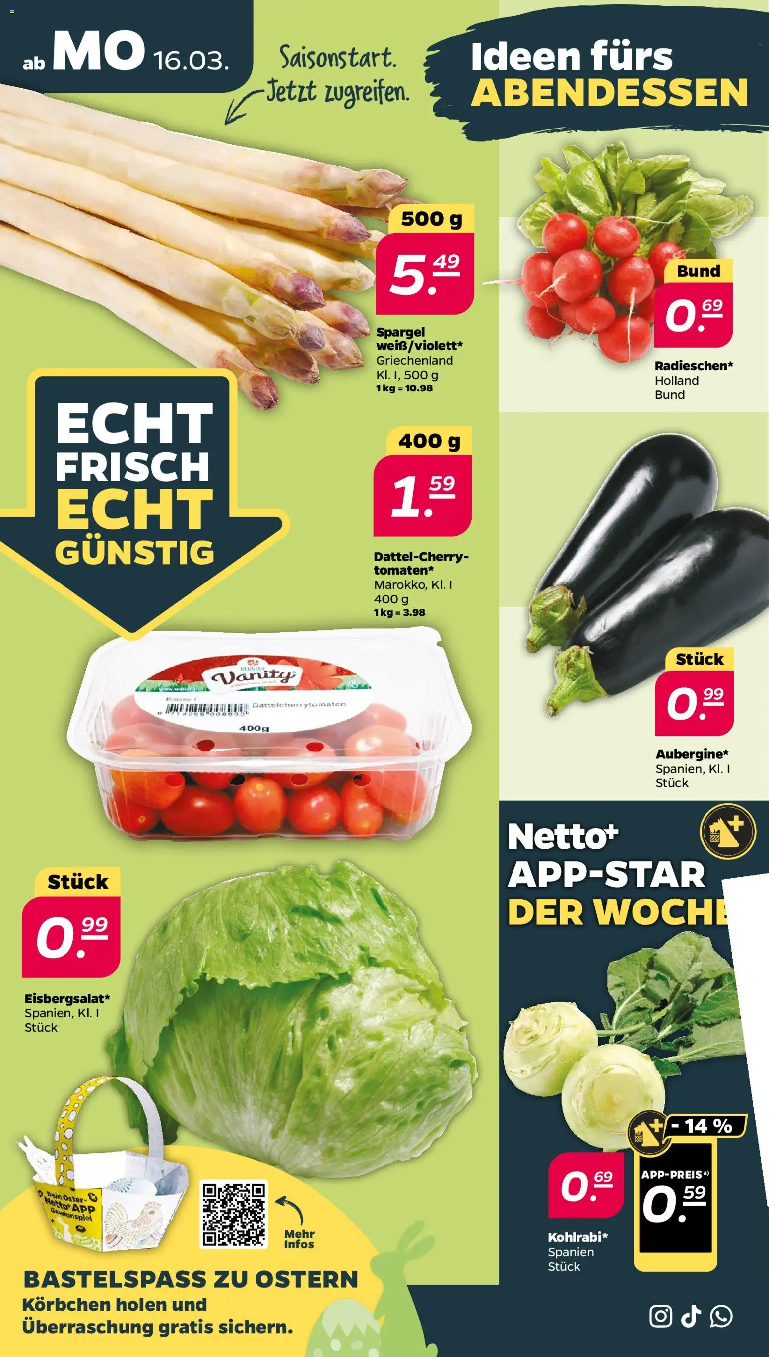 Netto Prospekt 	 – gültig ab 16.03.2026 | Seite: 2 | Produkte: Spargel