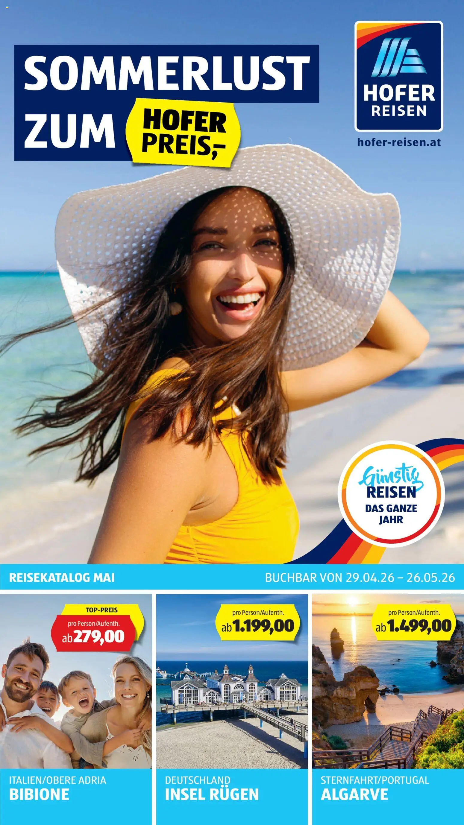 Hofer - Hofer Reisen Katalog gültig ab 29.04.2026 | Seite: 1