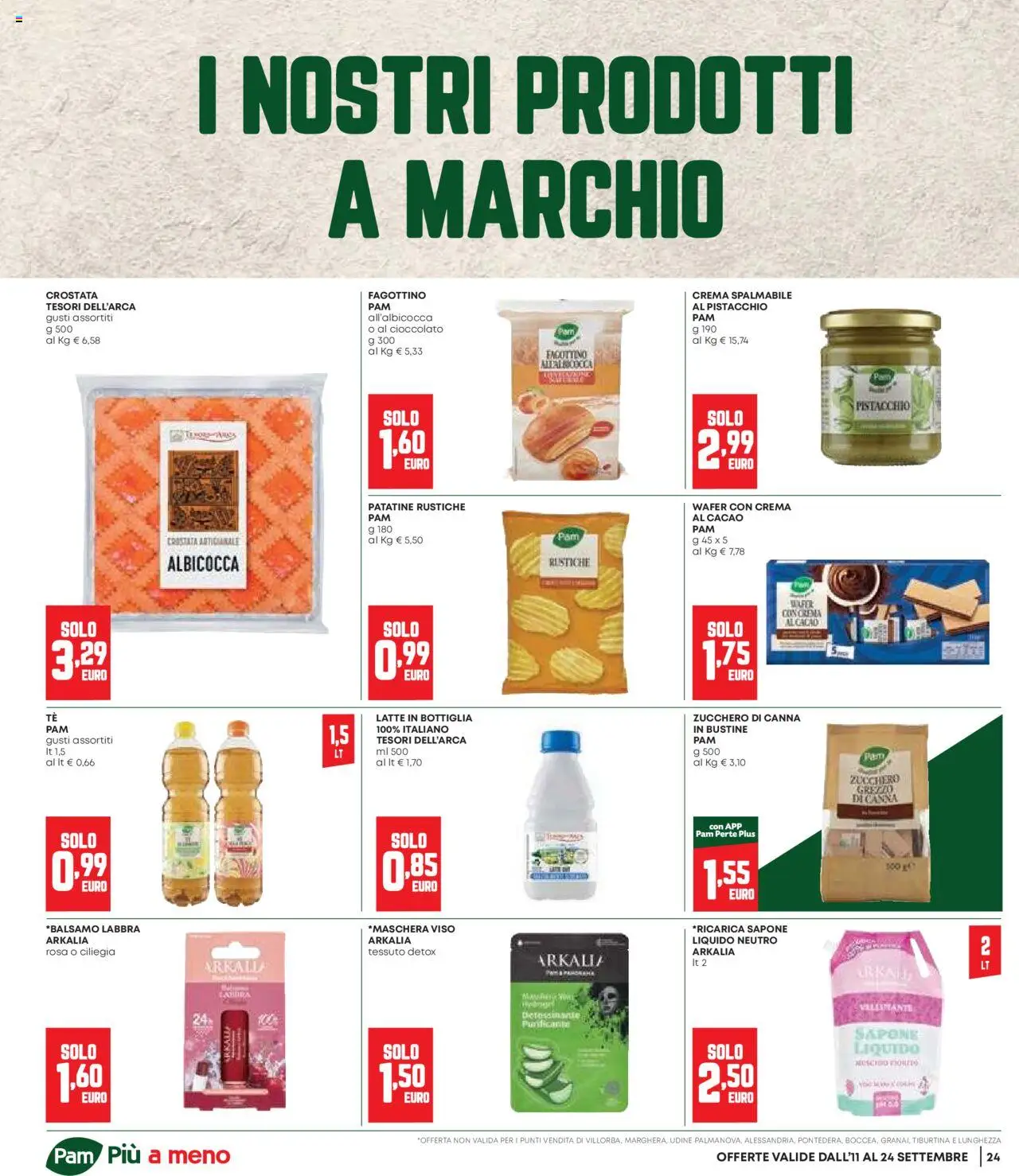 Volantino Panorama del 11.09.2025 | Pagina: 24 | Prodotti: Sapone, Patatine, Latte, Cacao