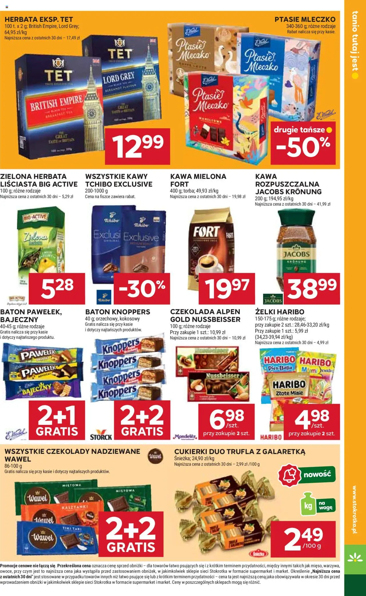 Stokrotka Gazetka od 16.10.2025 | Strona: 15 | Produkty: Żelki haribo, Czekolady, Galaretka, Żelki
