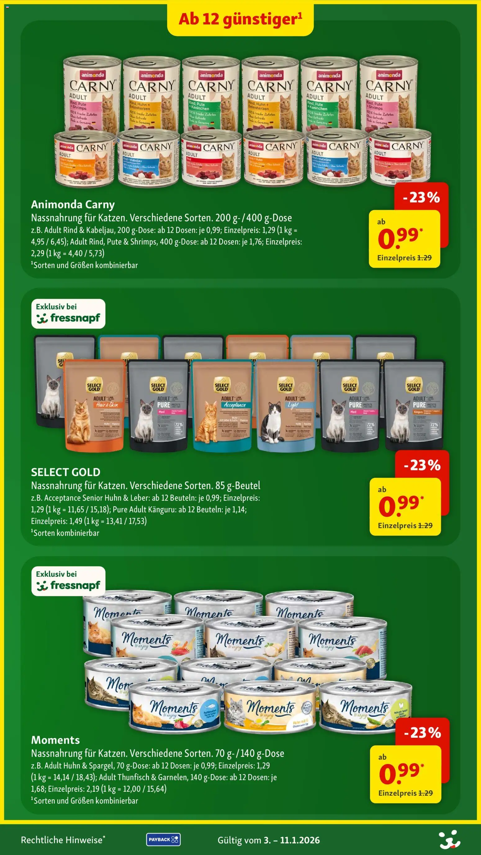 Fressnapf Aktionen – gültig ab 03.01.2026 | Seite: 5 | Produkte: Getreide