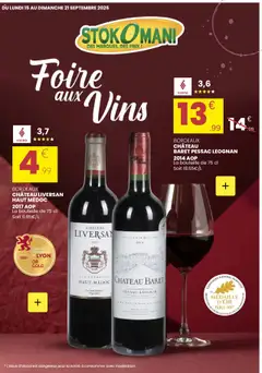 Stokomani - Prévisualisation de Stokomani - Catalogue Foire aux vins valide à partir de 15.09.2025