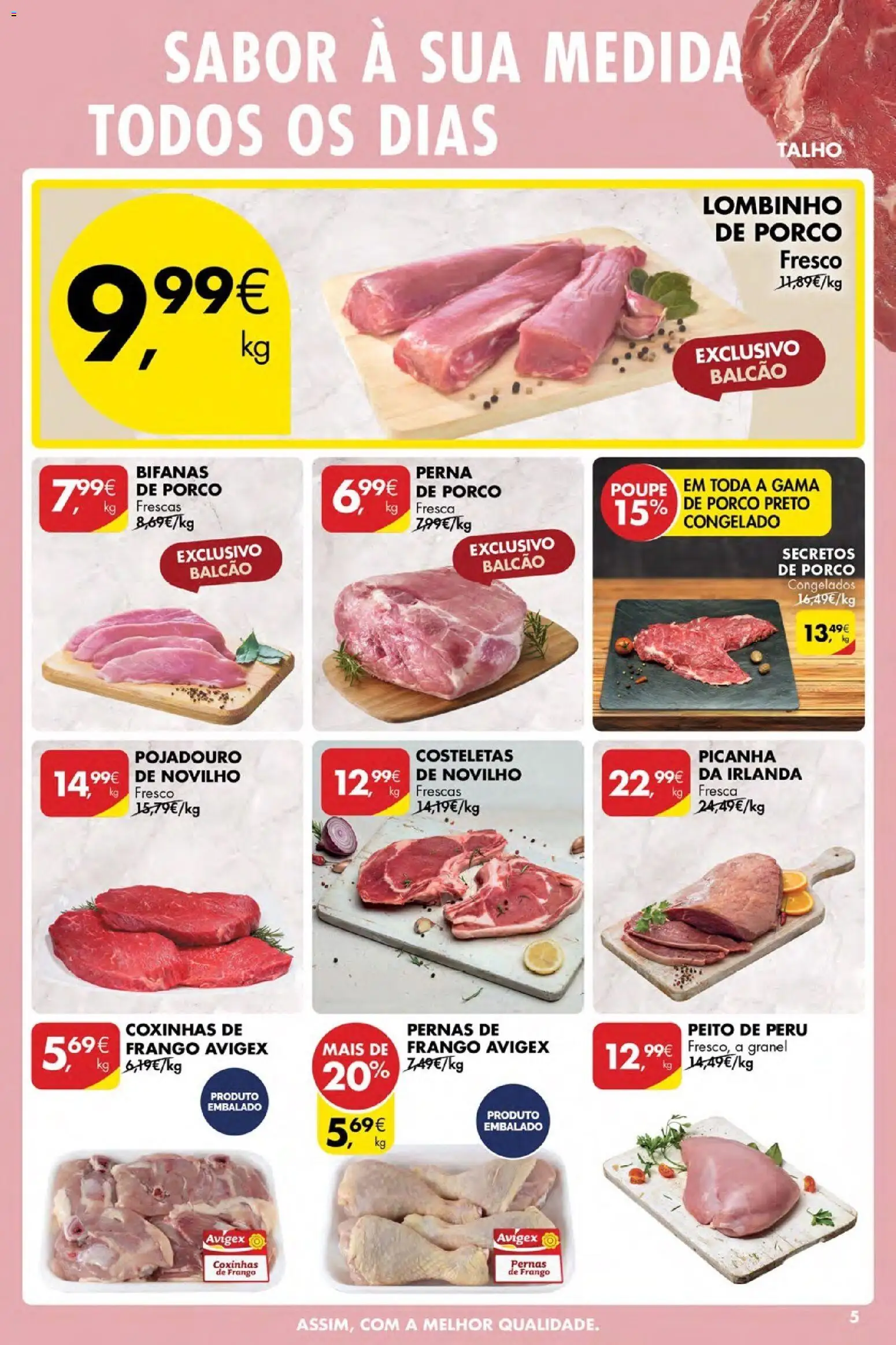 Pingo Doce Black Friday │ válido de 27.11.2025 | Página: 5 | Produtos: Peito de peru, Frango, Peru
