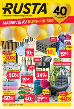 Forhåndsvisning av Rusta kundeavis gyldig fra 13.04.2026
