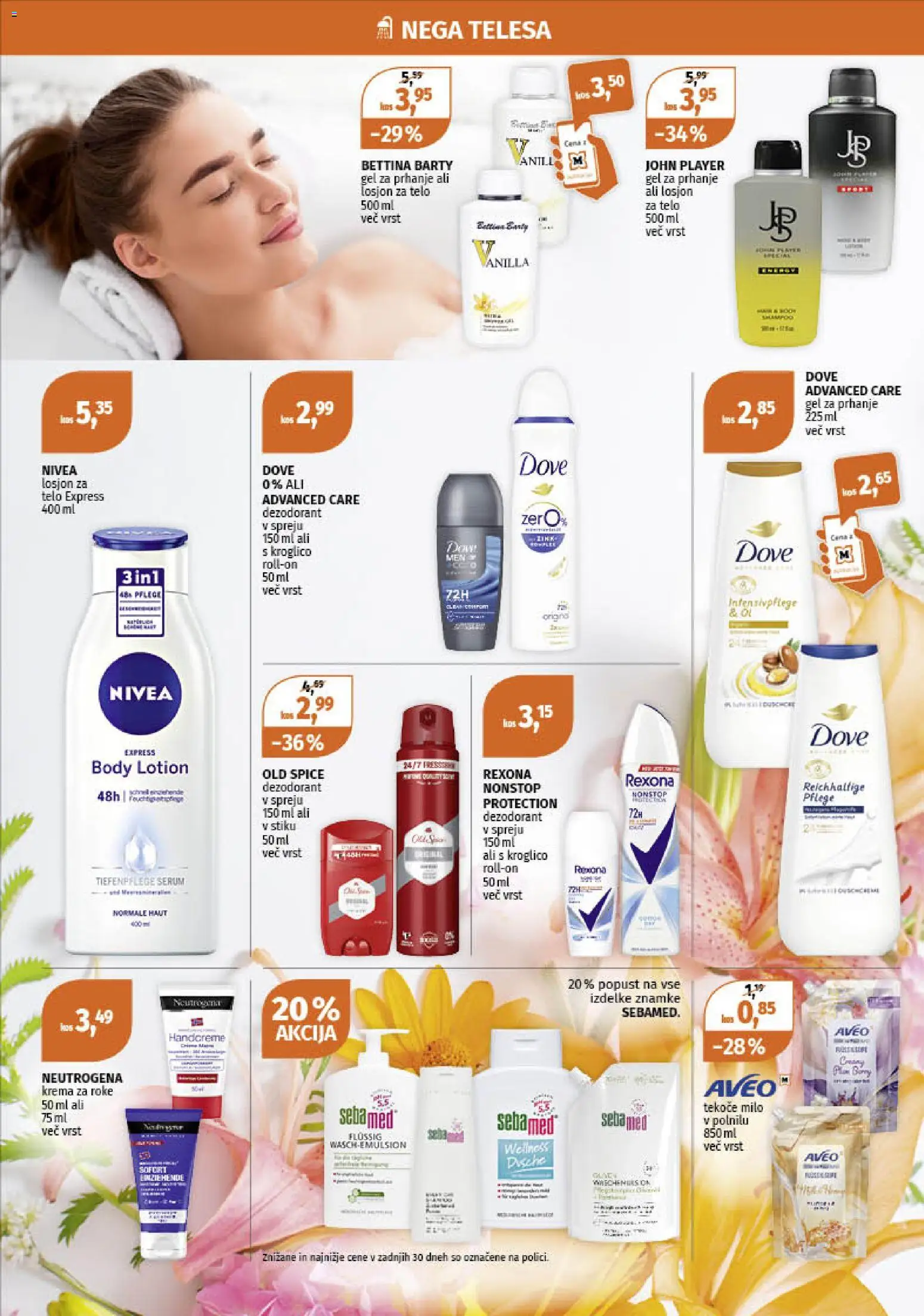 Novi Müller katalog ponudbe – veljaven od 27.10.2025 | Stran: 4 | Izdelki: Tekoče milo, Krema, Milo, Deodorant