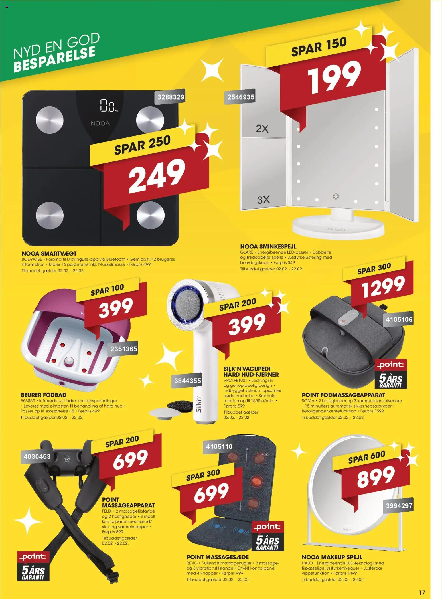 Punkt1 tilbudsavis – gyldig fra 02.02.2026 | Side: 17 | Produkter: Makeup, Spejl