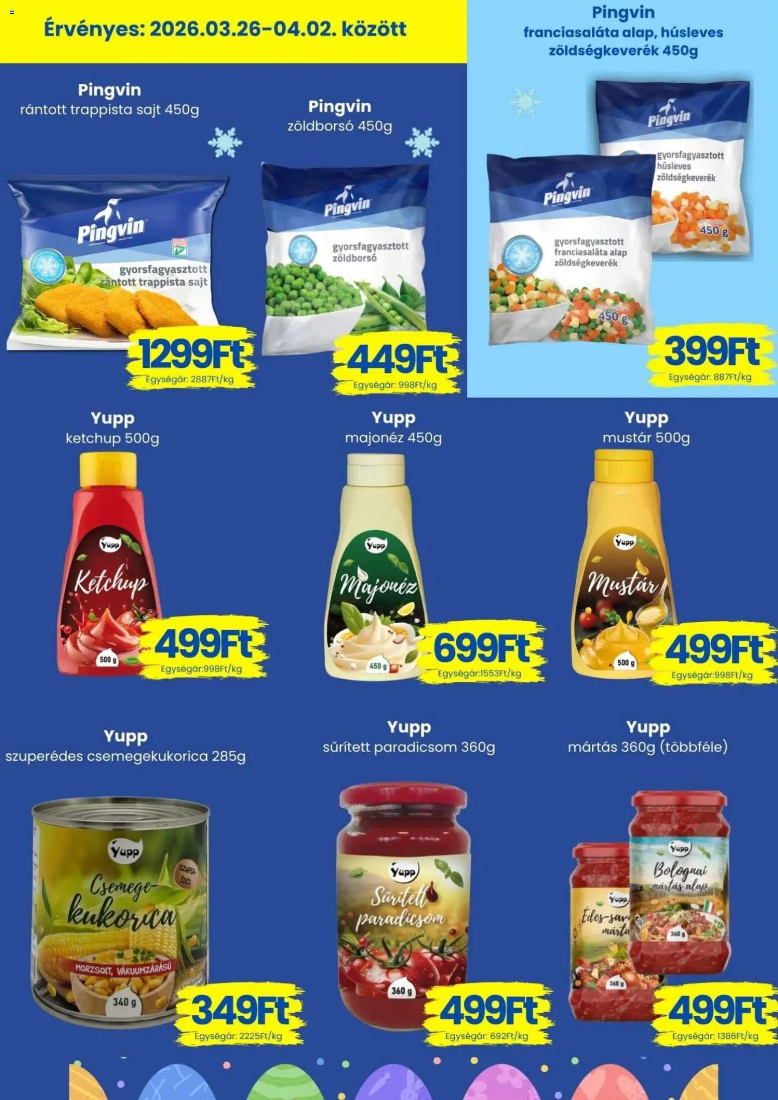 Magnetic akciós ujság - amely érvényes a következő dátumtól: 26.03.2026 | Oldal: 2 | Termékek: Sűrített paradicsom, Csemegekukorica, Sajt, Ketchup