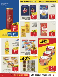 PASTA ZARA LASAGNE, 500g - Pregled kataloga iz trgovine Konzum, vrijedi od 29.10.2025 | Stranica: 30 | Proizvodi: Lasagne, Ulje, Kurkuma, Tuna