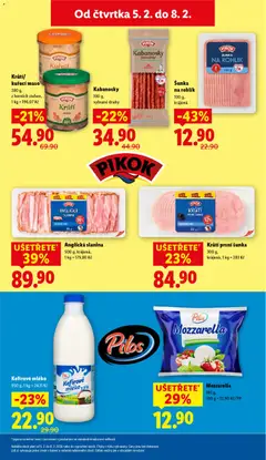 Náhled letáku Anglická slanina, 500 g, krájená, 1 kg = 179,80 Kč od 05.02.2026 | Strana: 15