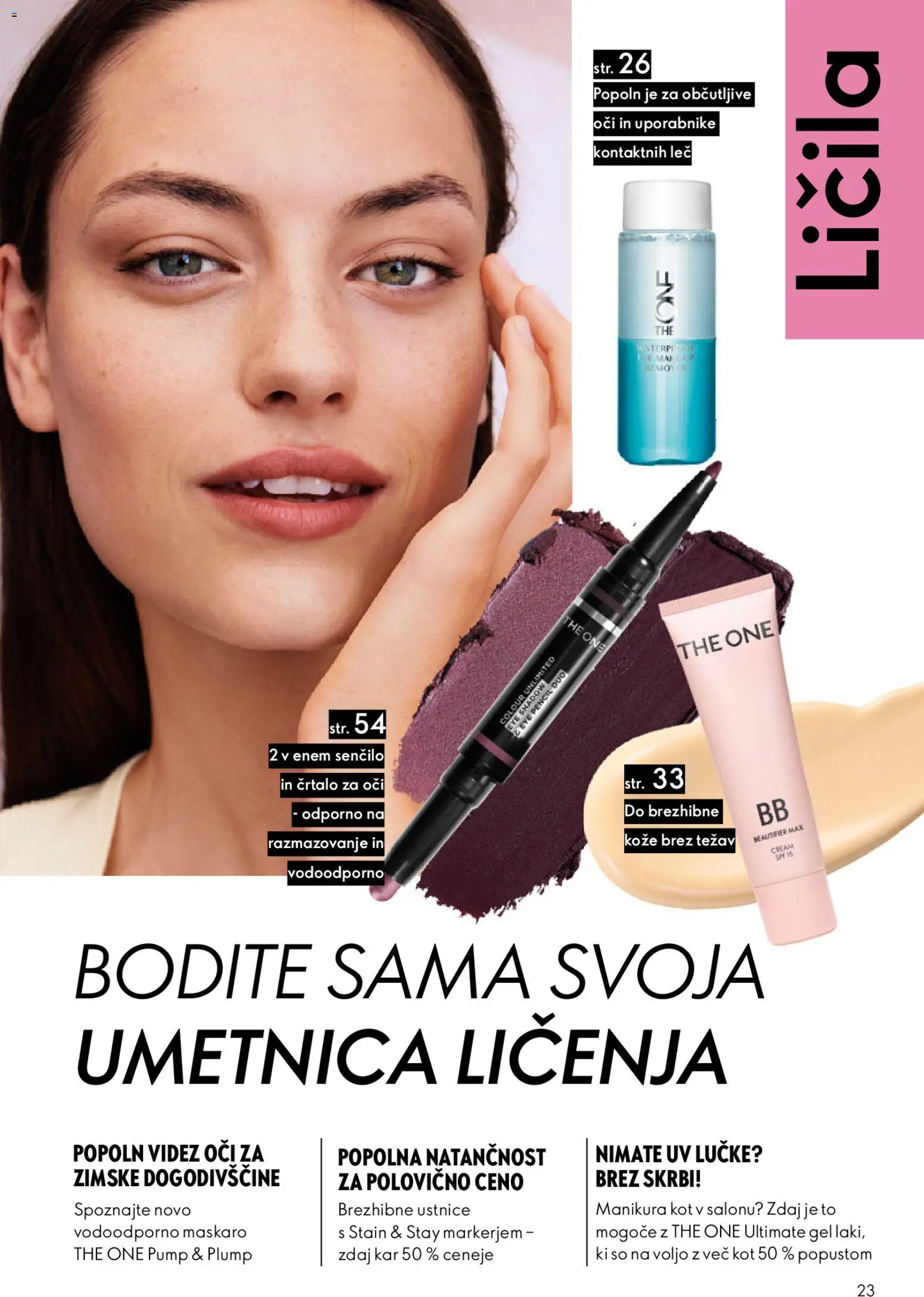 Novi Oriflame katalog ponudbe – veljaven od 31.12.2025 | Stran: 23 | Izdelki: Licila, Crtalo za oci, Senčilo