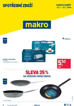 Náhled letáku Makro leták - Spotřební zboží od 14.01.2026