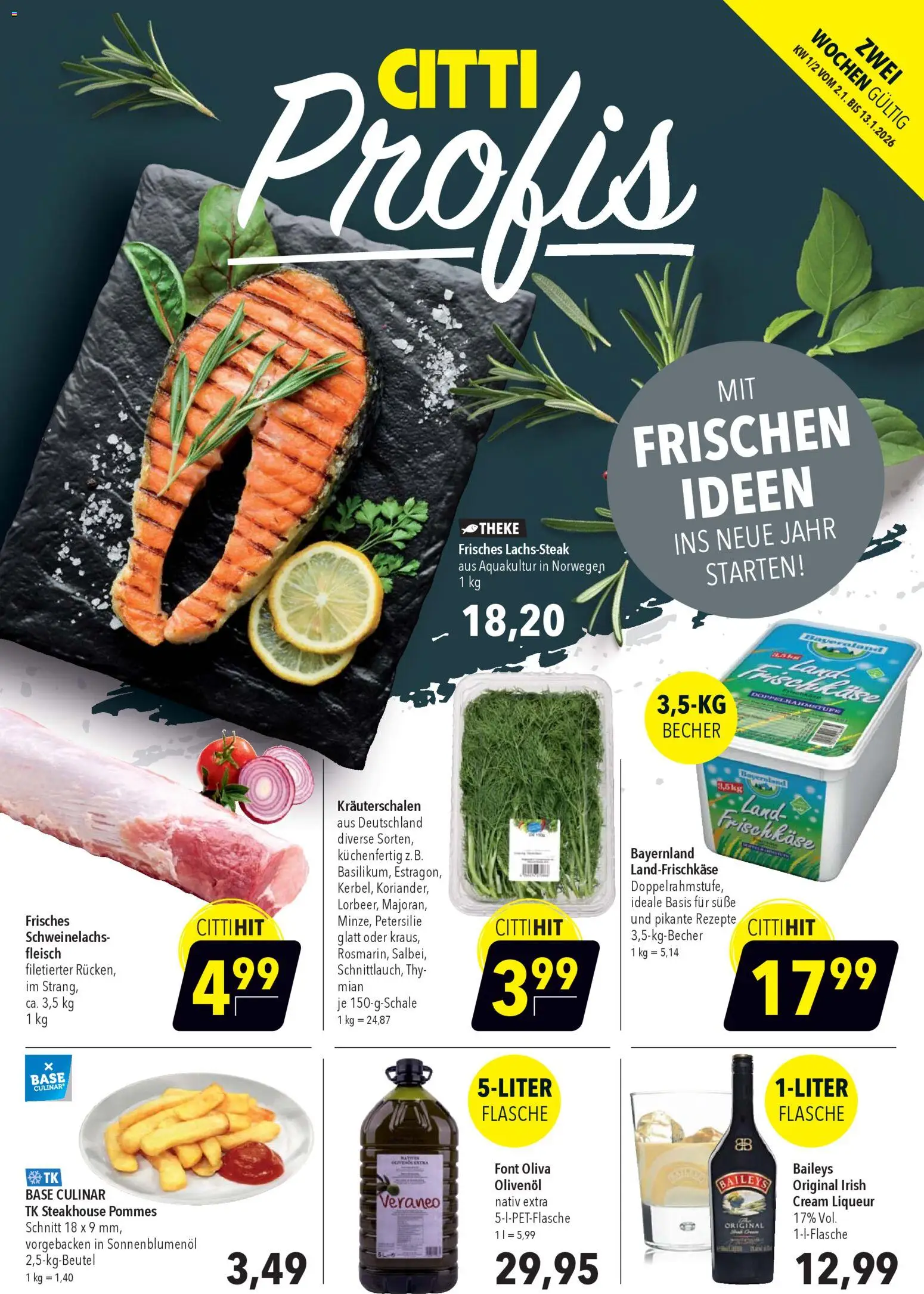 CITTI Markt  Aktuelle Angebote für Profis – gültig ab 02.01.2026 | Seite: 1