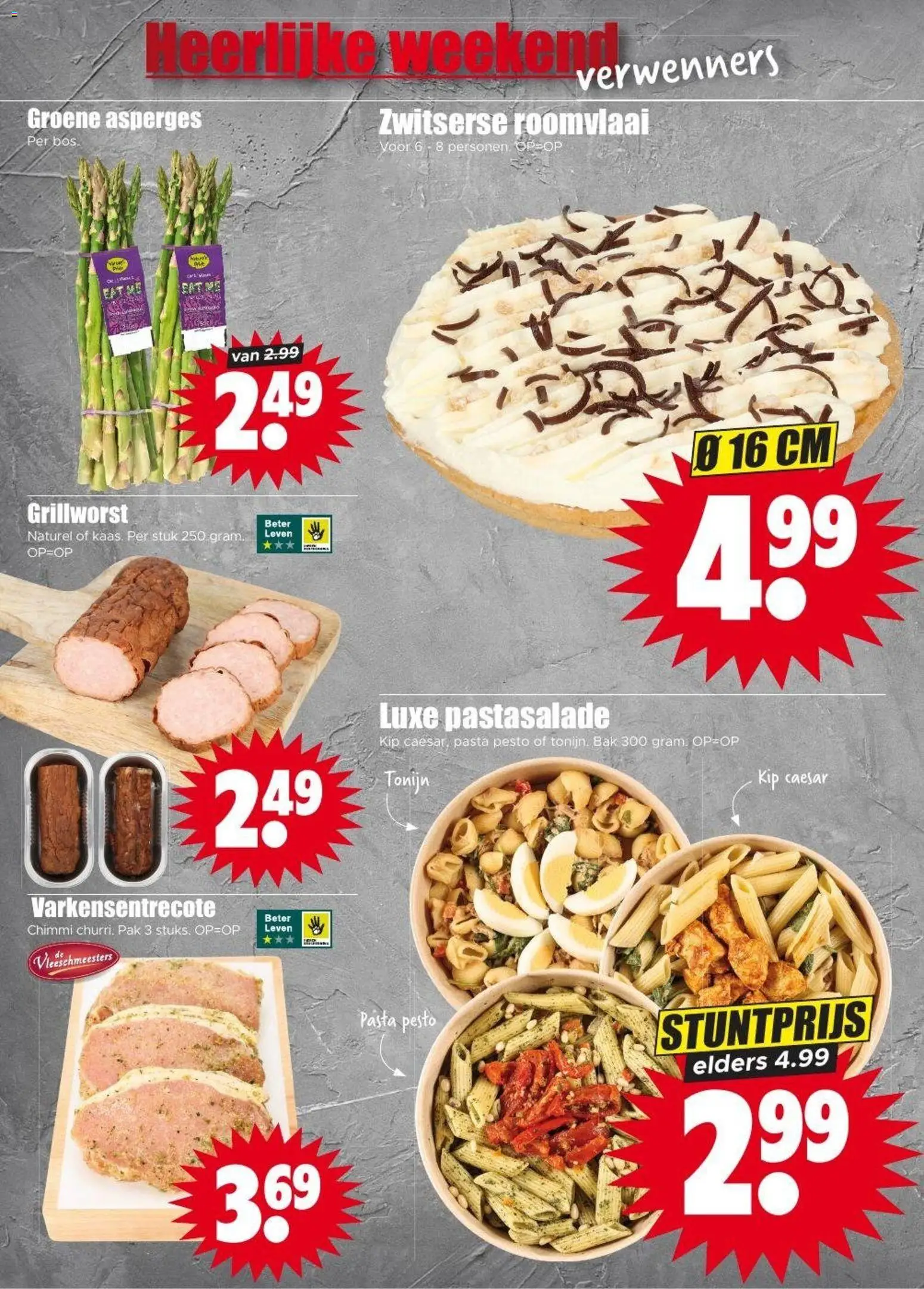 {H1} | Pagina: 32 | Producten: Asperges, Pasta, Tonijn, Kip