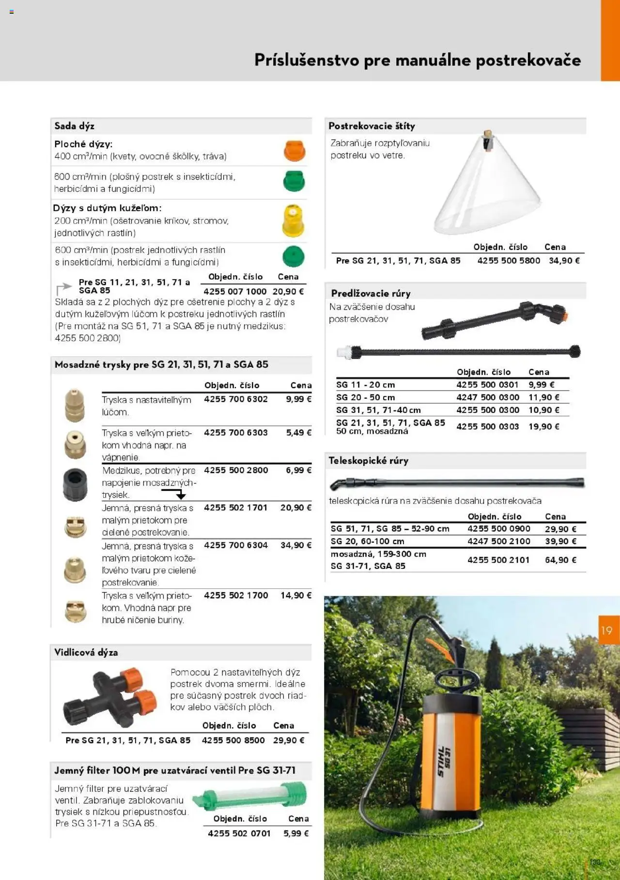 Nové STIHL akcie – leták je platný od 01.04.2025 | Strana: 133 | Produkty: Ventil, Rúra, Adaptér