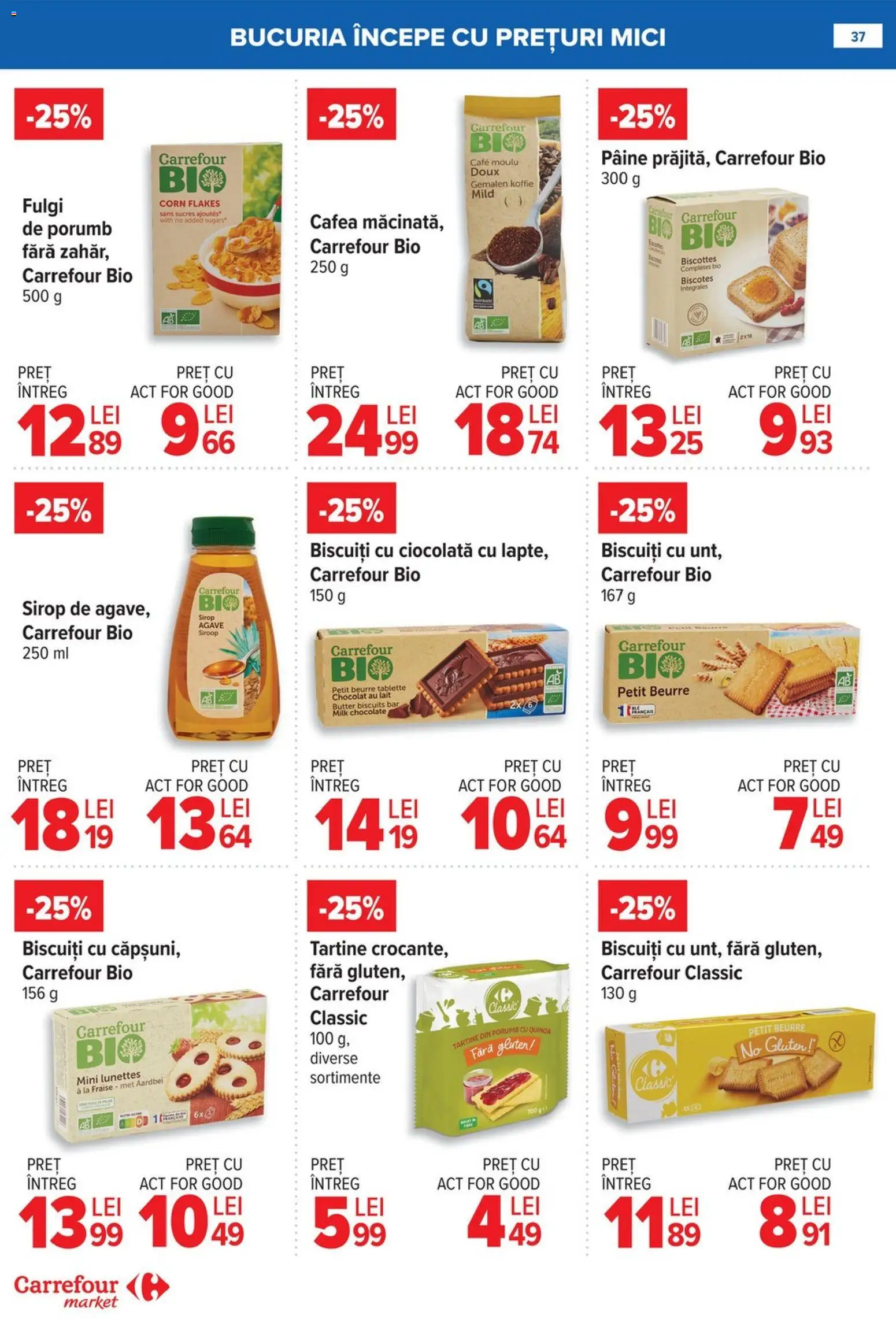 Noul catalog Carrefour – valabil de la 14.01.2026 | Pagină: 38 | Produse: Şerit ödül, Mici, Sirop, Fulgi