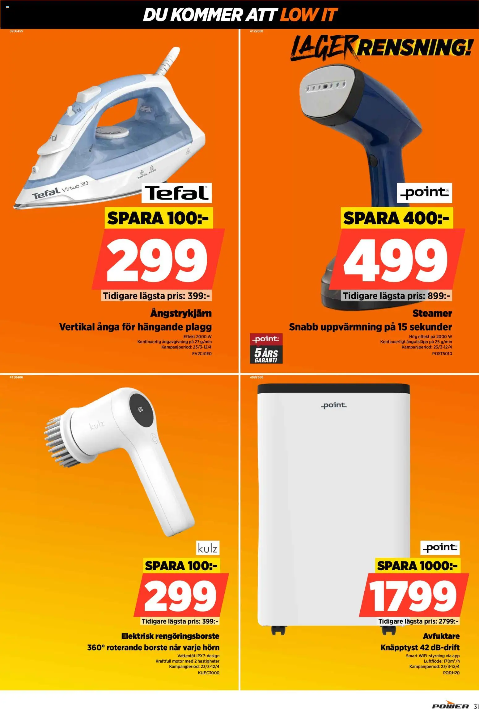 Power reklamblad aktuell från 30.03.2026 | Sida: 31