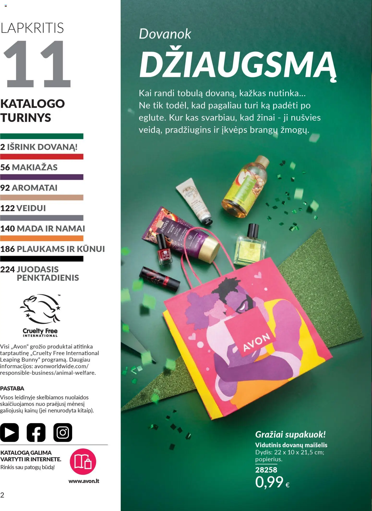 AVON akcijos nuo 01.11.2025 | Puslapis: 2 | Prekių: Makiažas