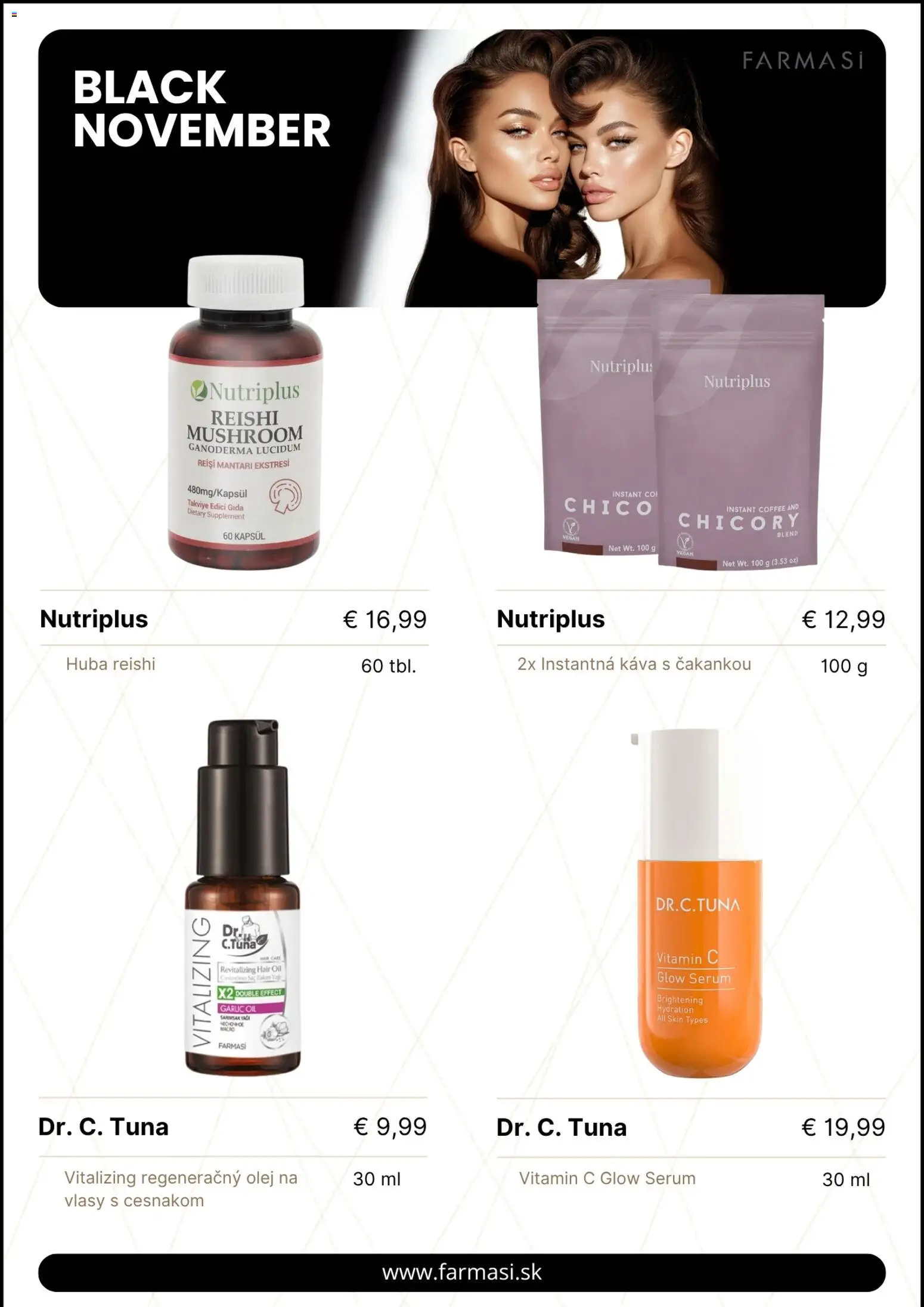 Nové Farmasi akcie – leták je platný od 04.11.2025 | Strana: 4 | Produkty: Olej, Káva
