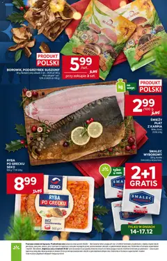 Pogląd oferty "Stokrotka Gazetka" - ważna od 11.12.2025 | Strona: 3 | Produkty: Stokrotka, Smalec wyborowy, Ryba