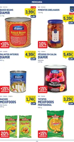 Pré-visualização Makro folheto válido de 31.03.2026 | Página: 12 | Produtos: Molho de tomate, Sal, Queijo, Tomate