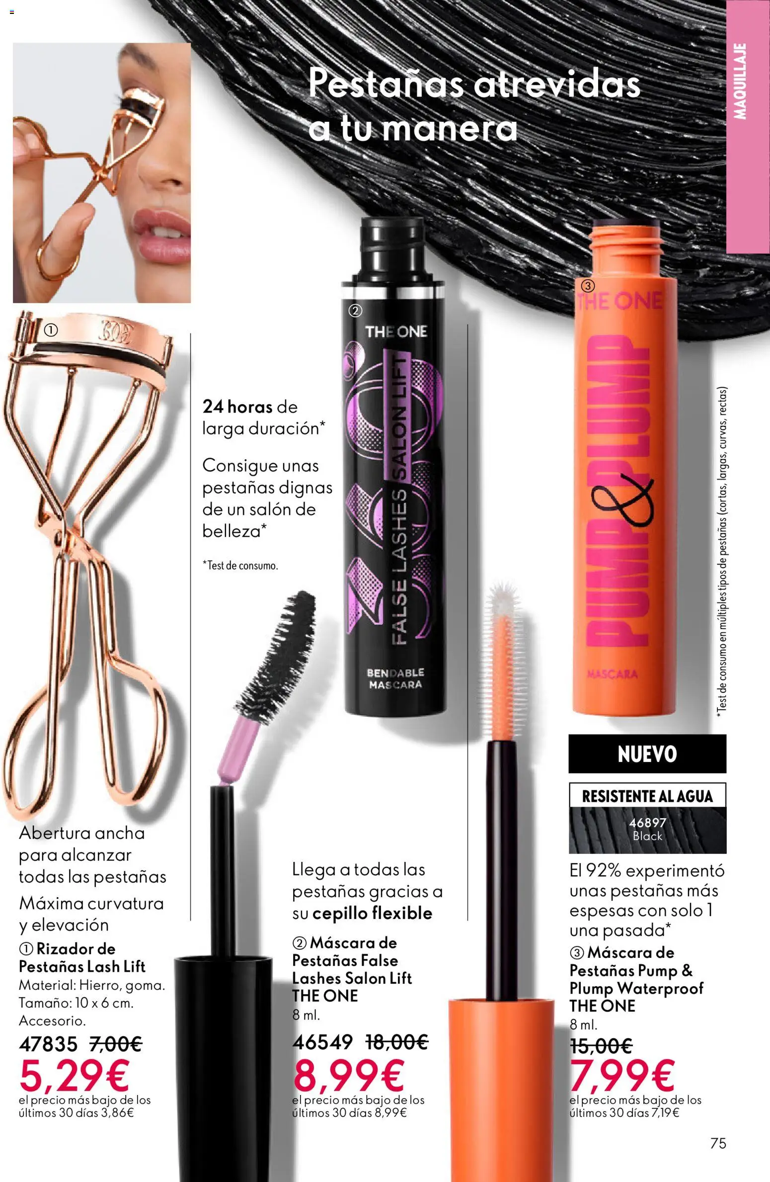 Oriflame - Catálogo Campaña 2 │ válido desde el 28.01.2026 | Página: 75 | Productos: Maquillaje, Cepillo, Máscara