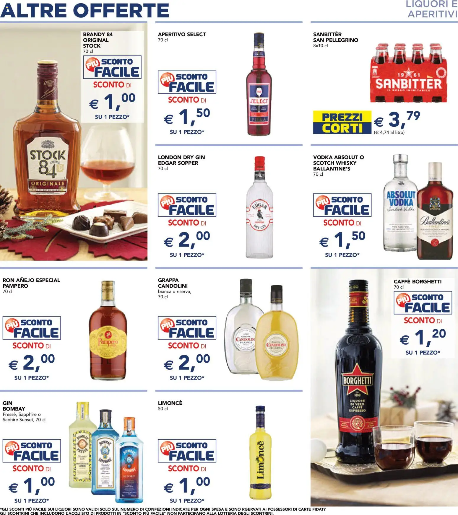Volantino Esselunga S del 01.12.2025 | Pagina: 14 | Prodotti: Gin, Whisky, Liquore, Brandy