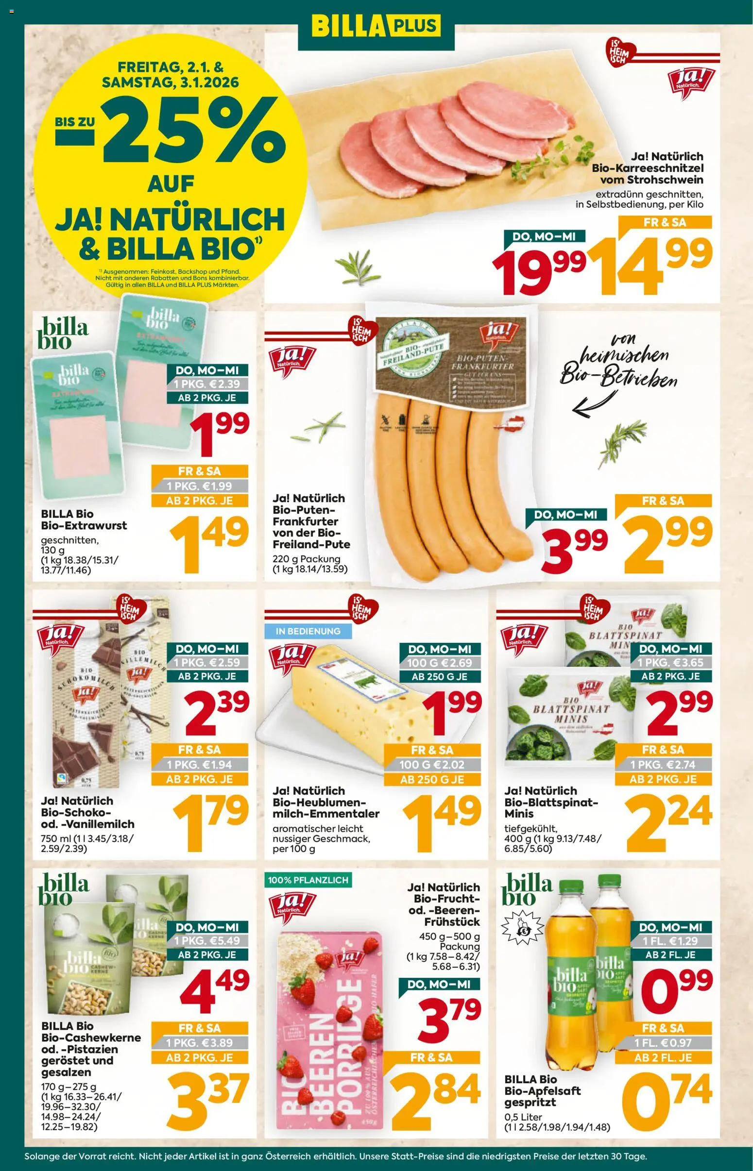 Billa Plus Flugblatt - Tirol gültig ab 02.01.2026 | Seite: 9