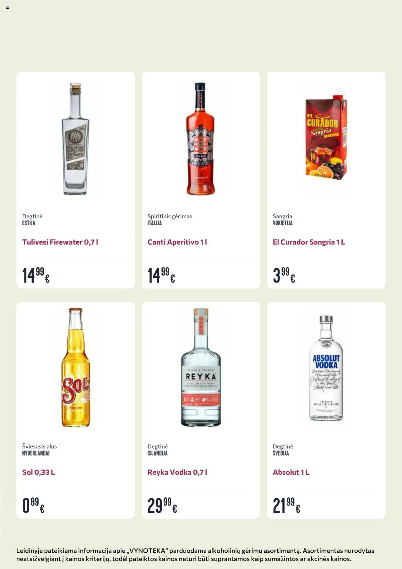 VYNOTEKA - Leidinys - Gėrimų│galioja nuo 11.08.2025 | Puslapis: 2 | Prekių: Degtinė, Alus