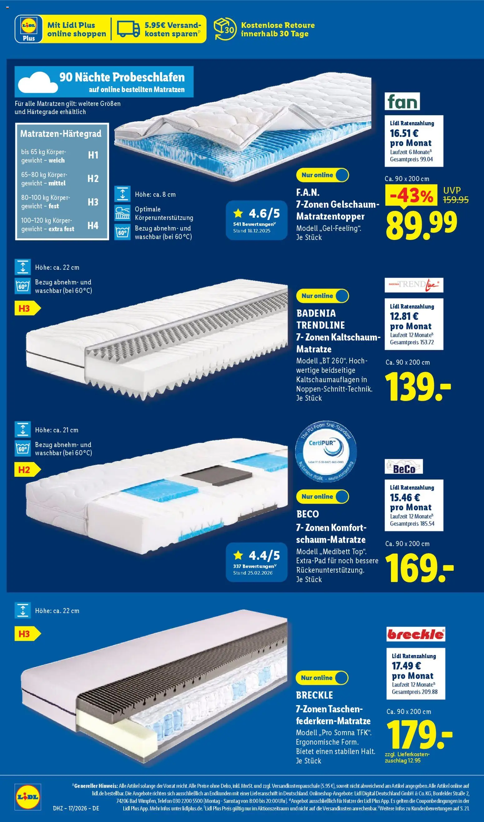 Lidl Německo leták od 20.04.2026 | Strana: 42 | Produkty: Telefon