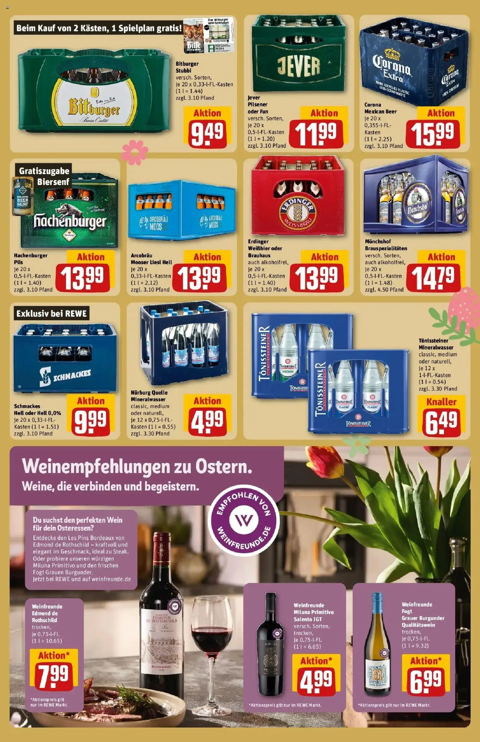 Rewe Prospekt Polch	 – gültig ab 30.03.2026 | Seite: 17 | Produkte: Monchshof, Erdinger, Weißbier, Wein