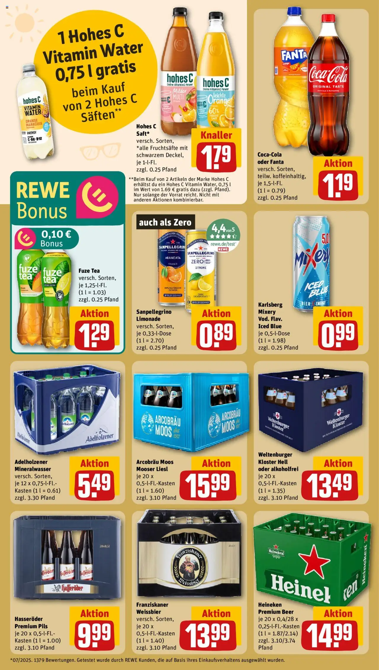  | Pagina: 18 | Producten: Bier, Dijoni mustár, Fanta, Limonade