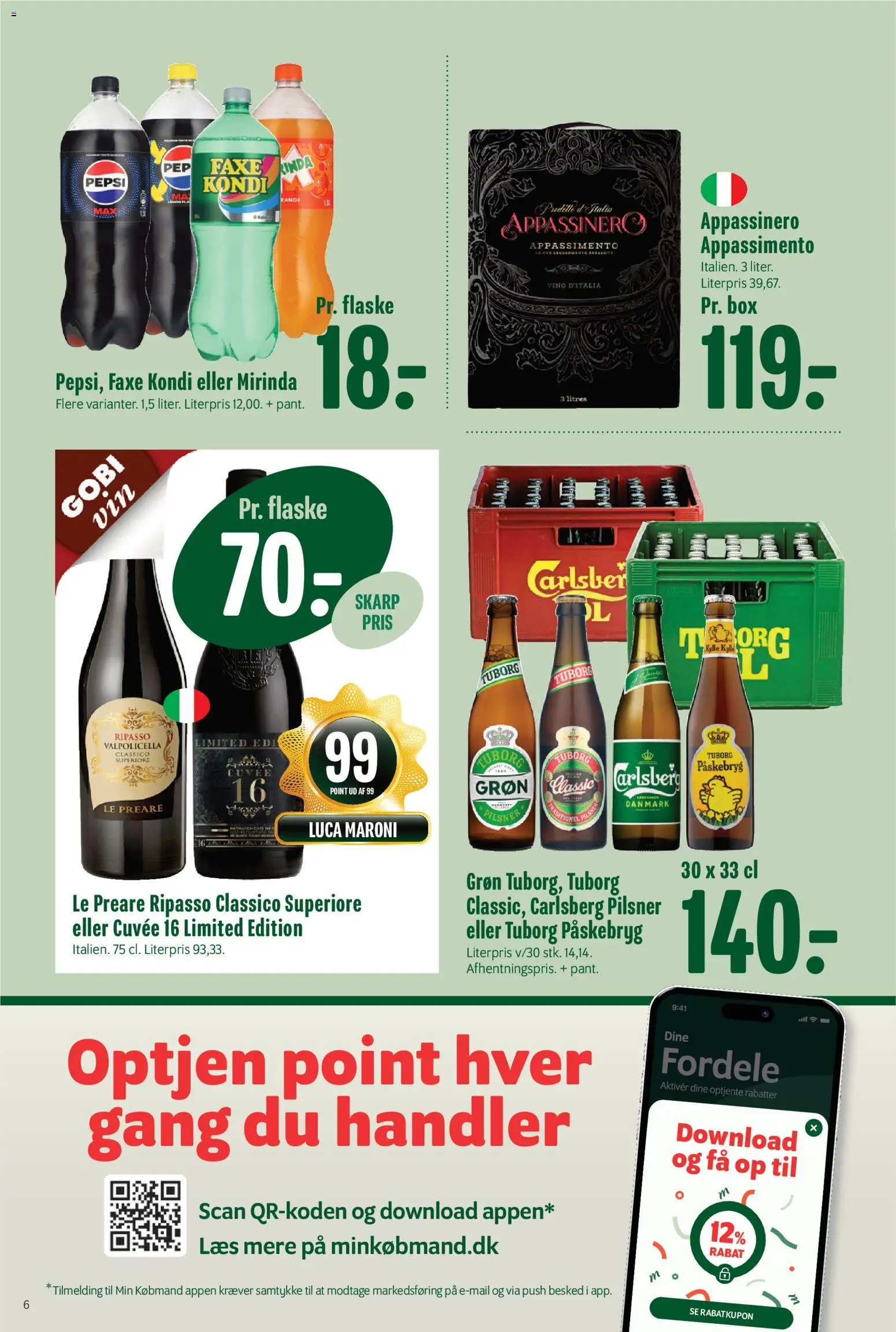 Min Købmand tilbudsavis – gyldig fra 06.03.2026 | Side: 7 | Produkter: Faxe Kondi, Pepsi