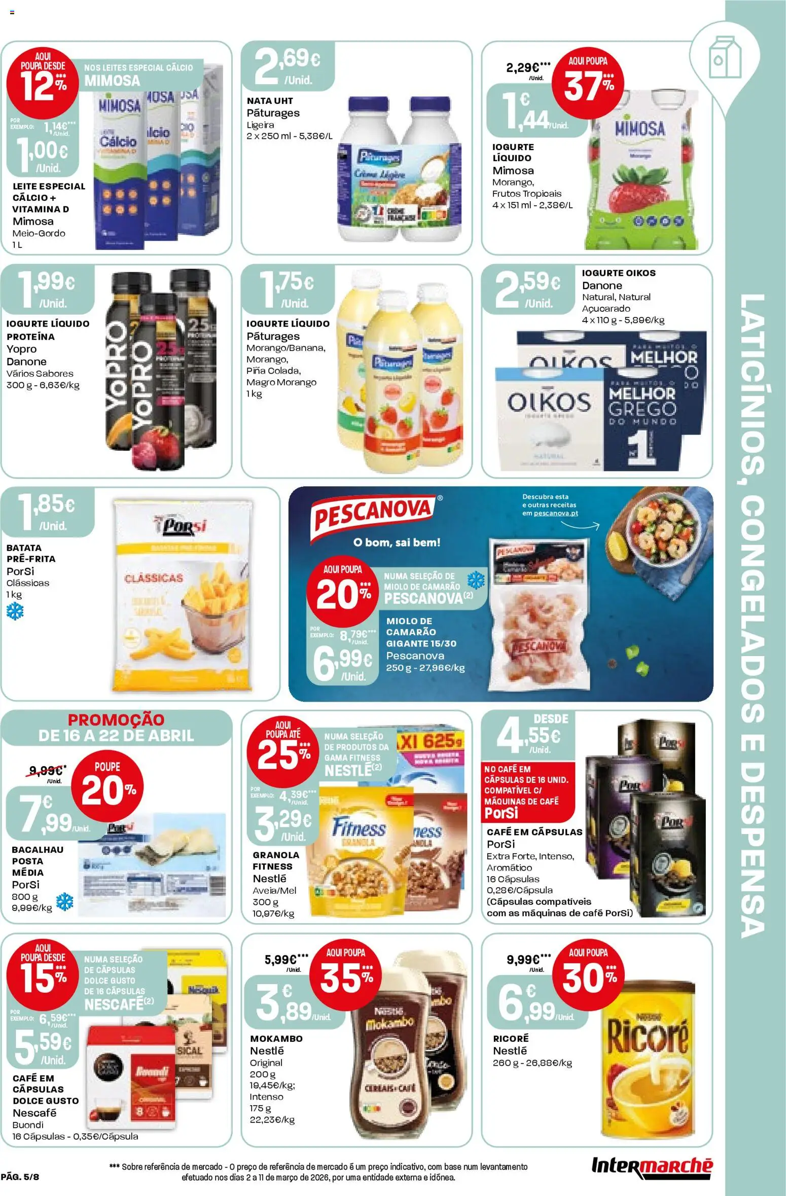 Intermarché Folheto Mini │ válido de 16.04.2026 | Página: 5 | Produtos: Bacalhau, Granola, Nestlé, Café