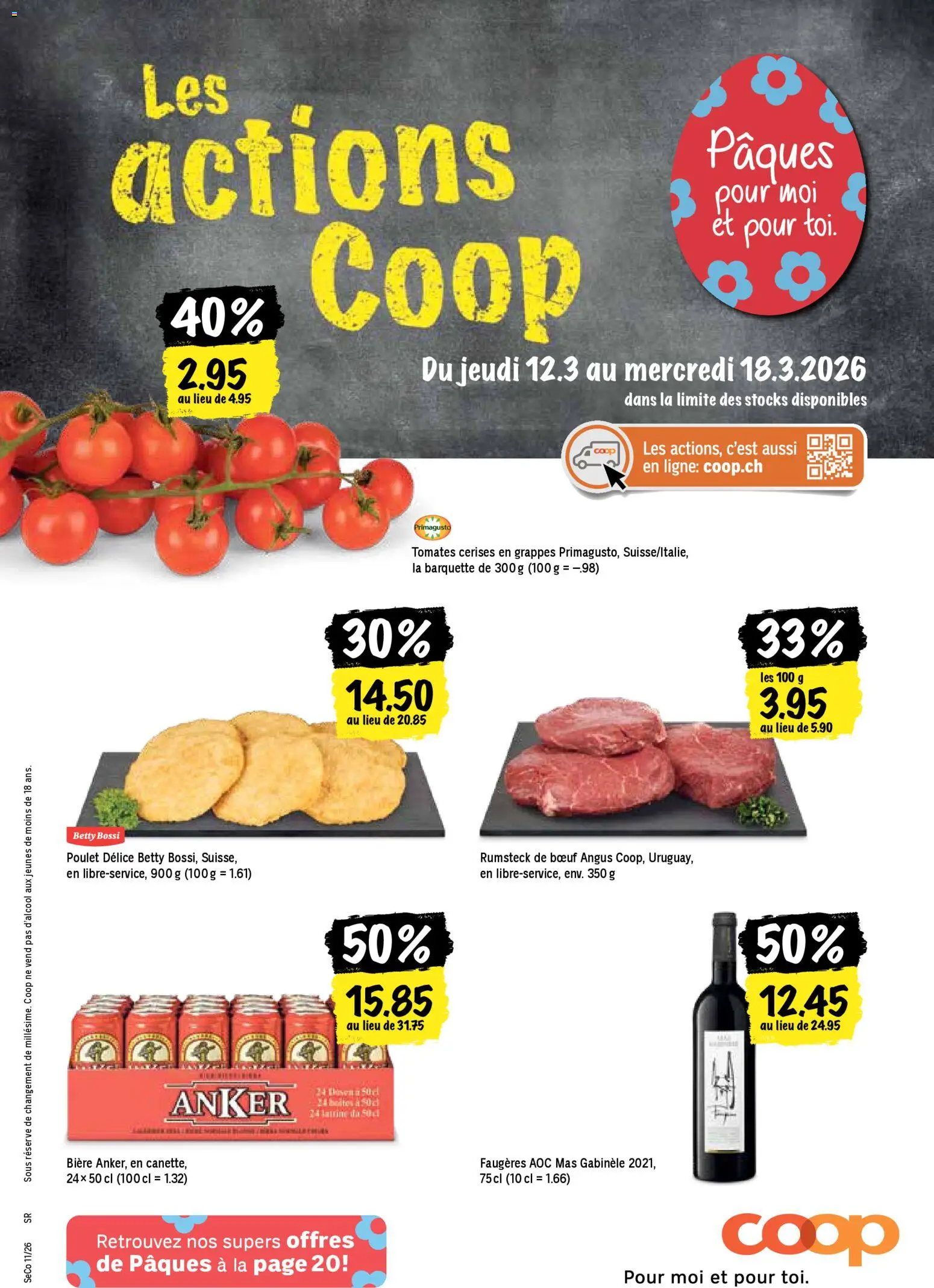Coop aktionen FR – gültig ab 12.03.2026 | Seite: 1