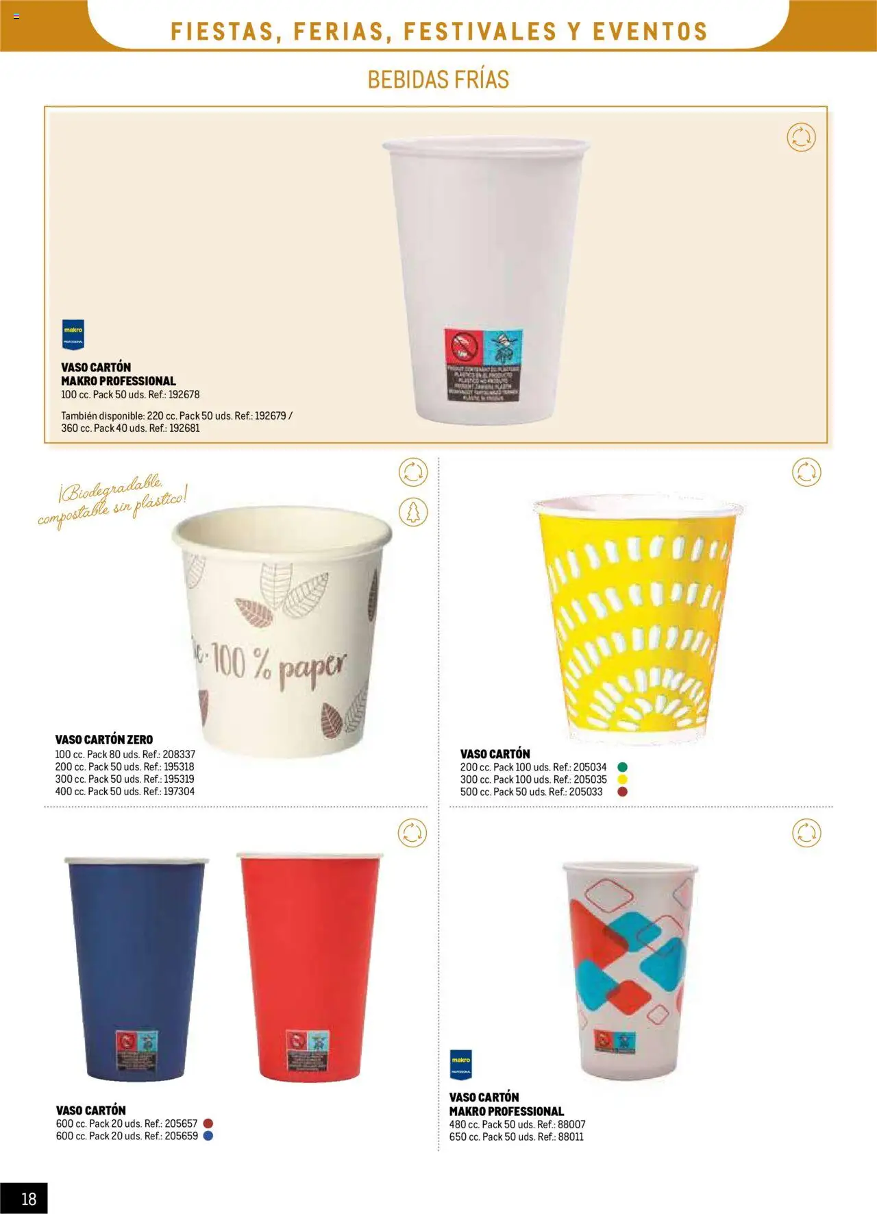 Makro - Catalogo Desechables Take Away Sur2 │ válido desde el 07.07.2025 | Página: 18