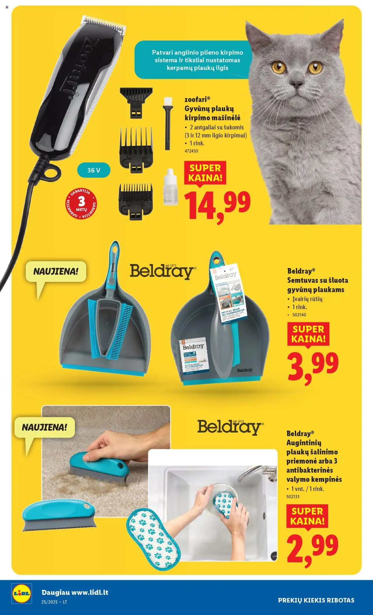 LIDL leidinys - Ne maisto prekių pasiūlymai│galioja nuo 16.06.2025 | Puslapis: 46