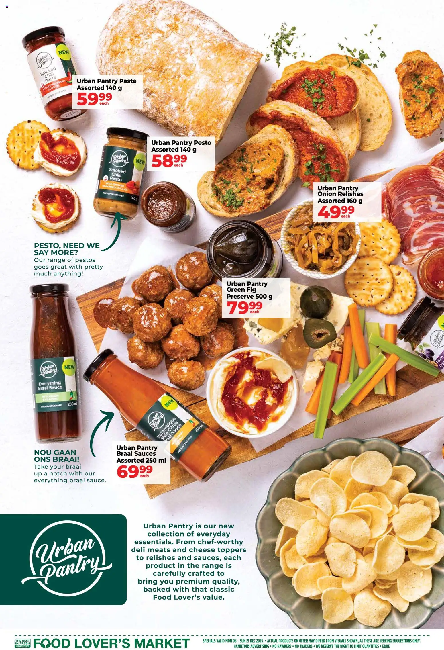 New Food Lover's Market catalogue – valid from 08.12.2025 | Page: 6 | Products: Sauces, Preservative, Sauce, Chilli
