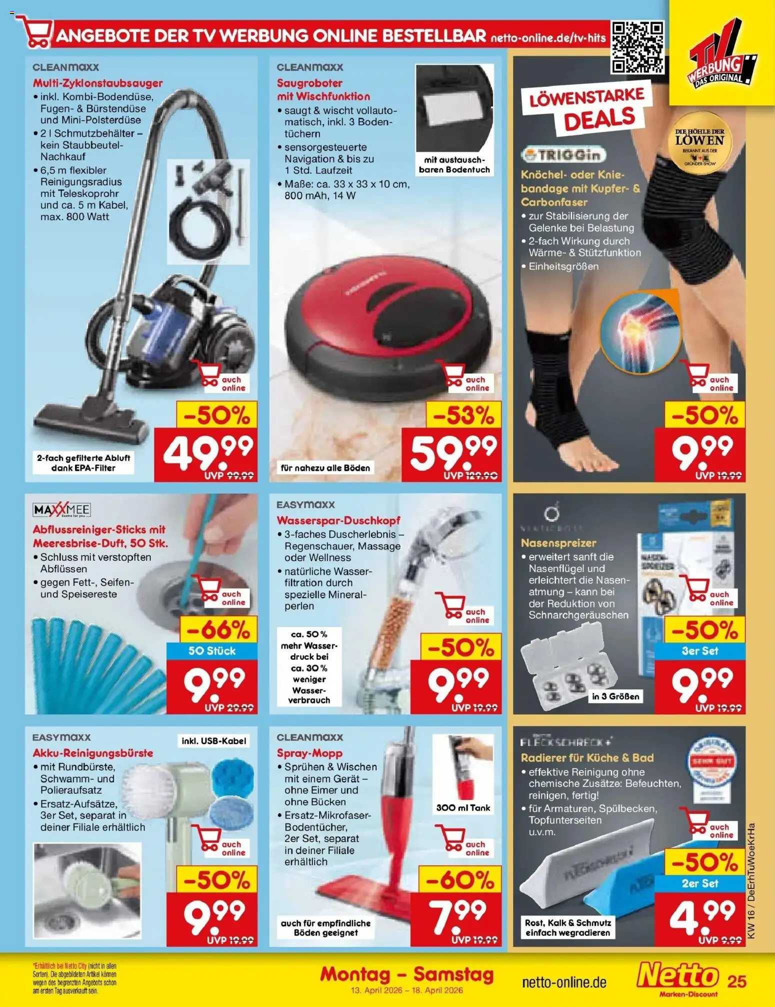 Netto Marken-Discount Prospekt Metten	 – gültig ab 13.04.2026 | Seite: 37 | Produkte: Navigation, Bad, Küche, Wasser