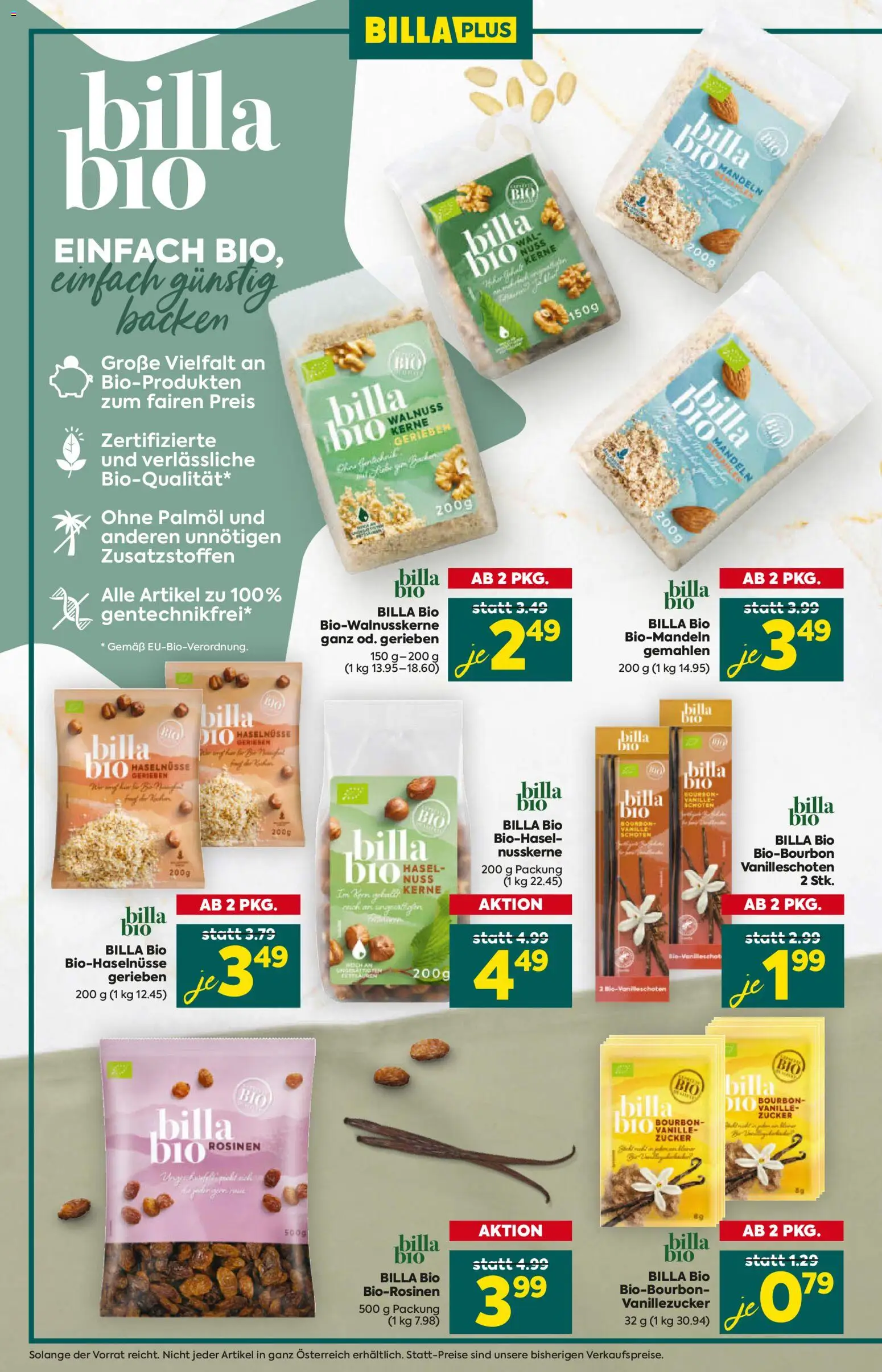 Billa Plus - Alles Rund Ums  Backen gültig ab 23.10.2025 | Seite: 8 | Produkte: Rosinen, Zucker, Bourbon