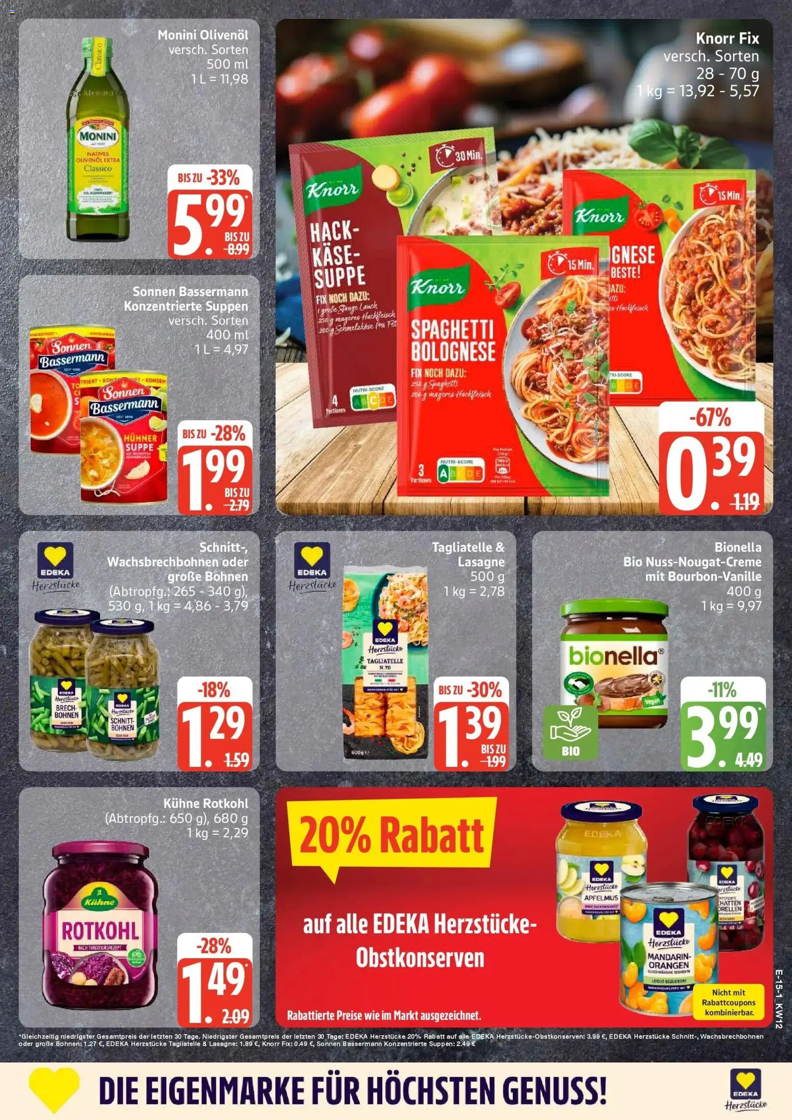 Angebote – gültig ab 16.03.2026 | Seite: 19 | Produkte: Knorr fix, Olivenol, Knorr, Hackfleisch