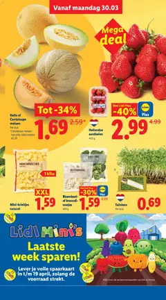 Bloemkool- of broccoli-roosjes, 400 g - Voorbeeld van een folder van Lidl, geldig van 30.03.2026 | Pagina: 7