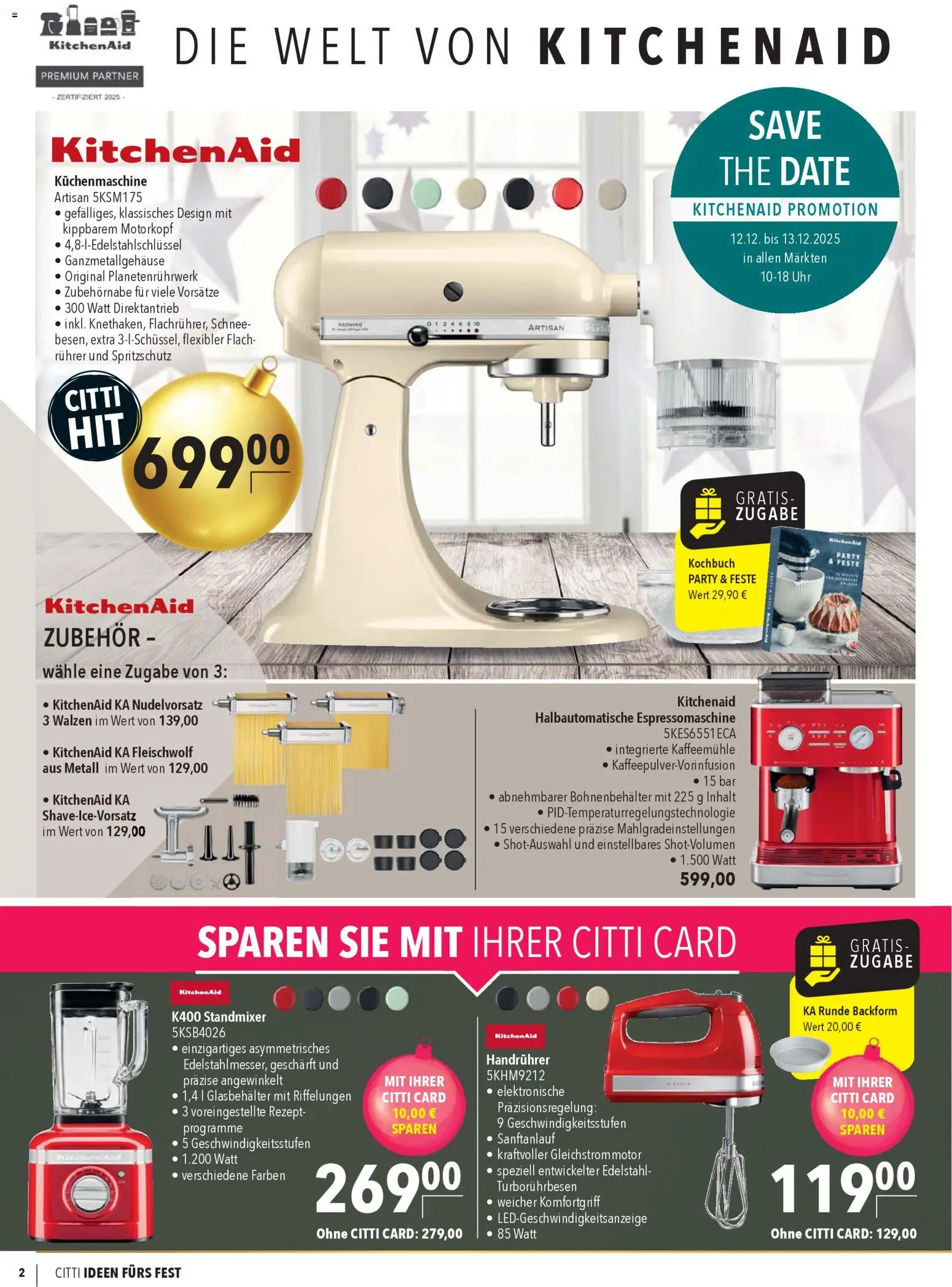 CITTI Markt - Ideen fürs Fest – gültig ab 10.12.2025 | Seite: 2 | Produkte: Uhr