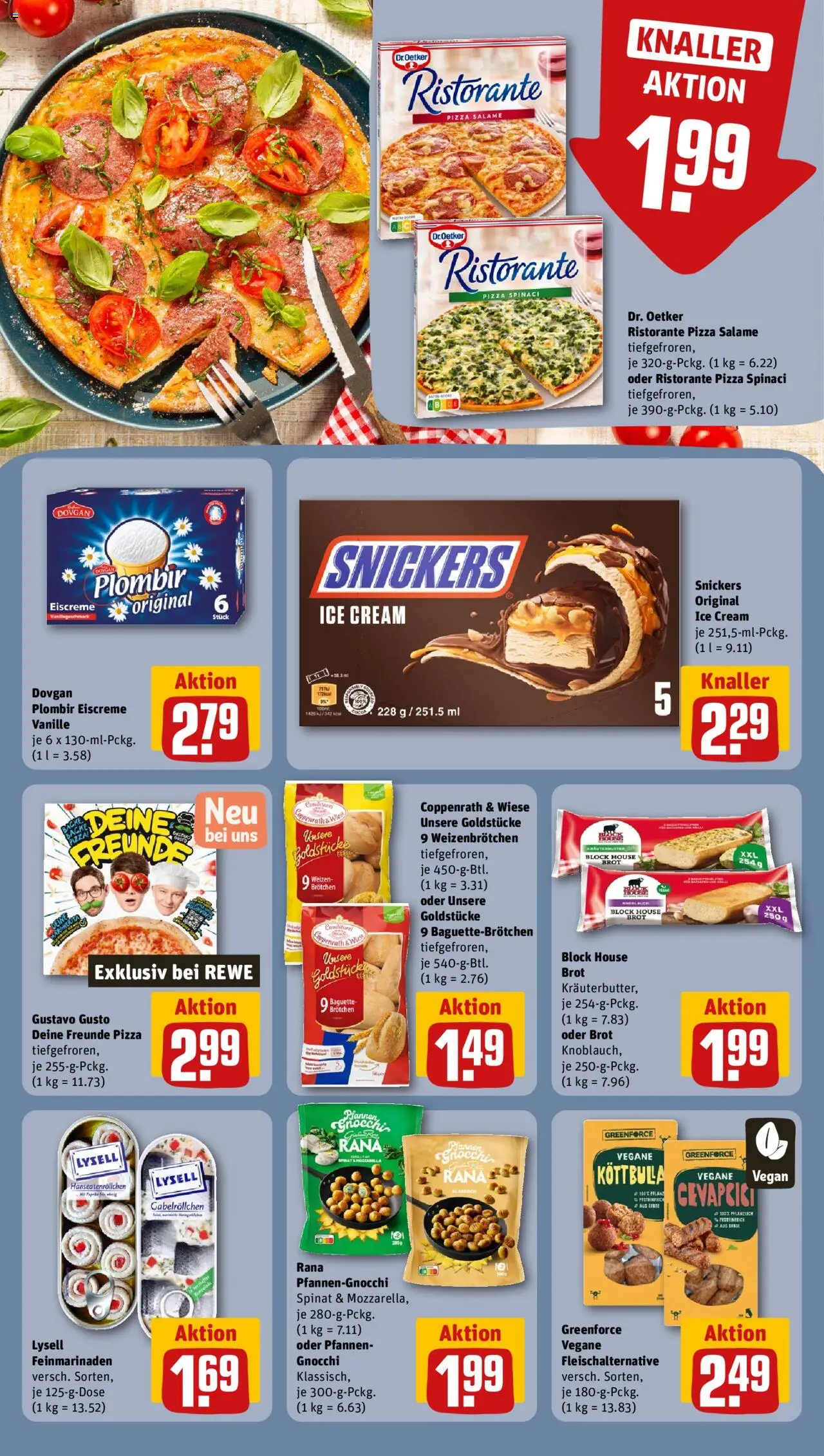 Rewe ihr Kaufpark Prospekt 	 - gültig ab dem 11.08.2025 | Seite: 12 | Produkte: Cevapcici, Eiscreme, Knoblauch, Erbse