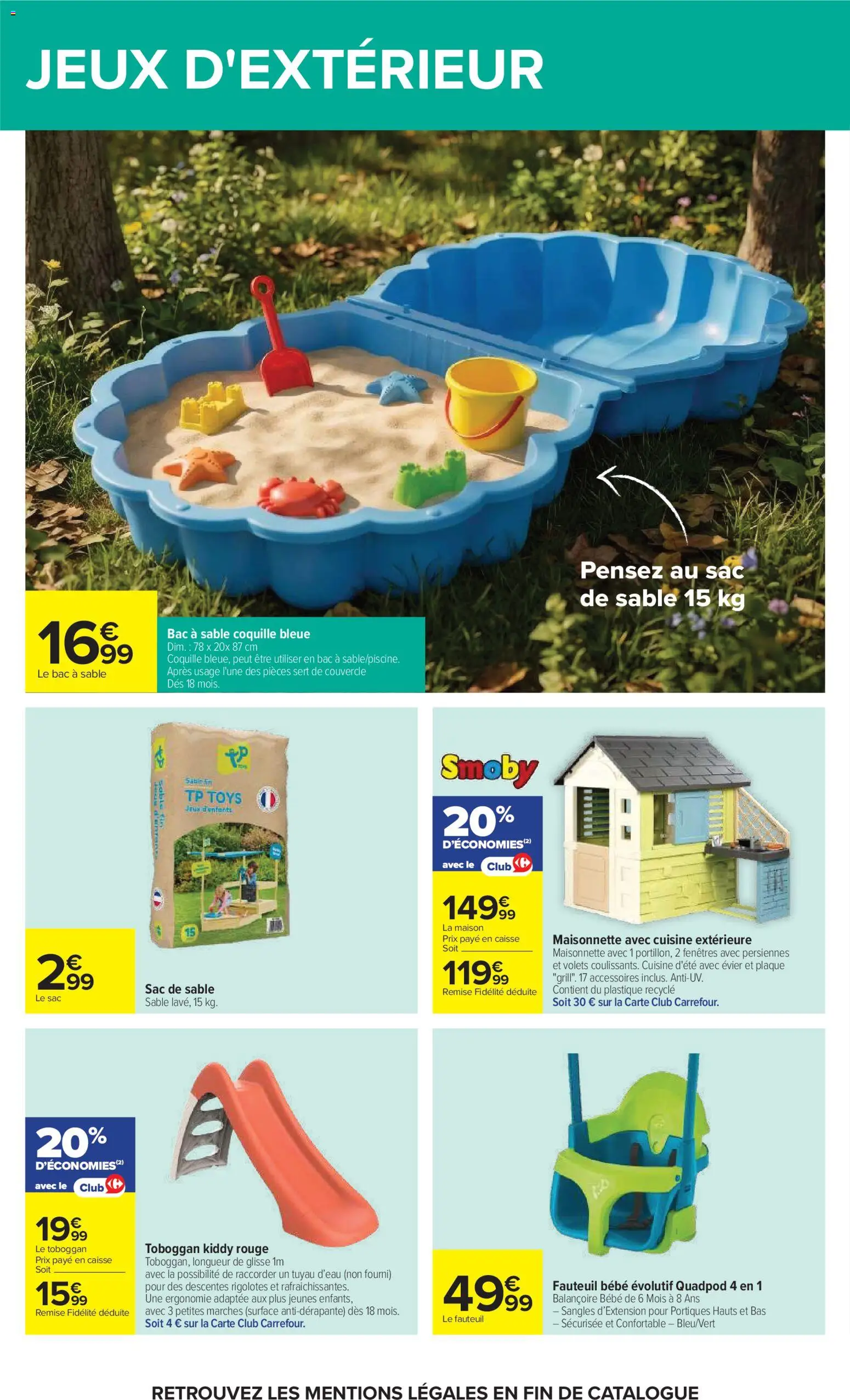 {H1} | Page: 78 | Produits: Toboggan, Persiennes, Bac à sable, Jeux