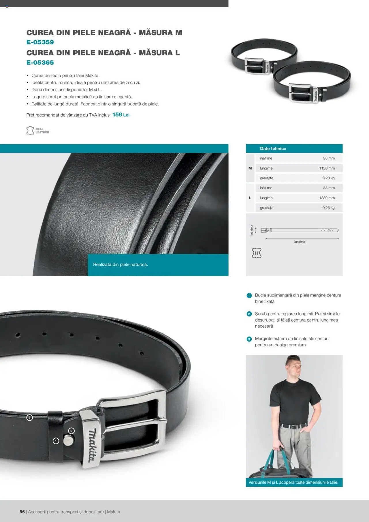 Makita catalog - Accesorii pentru transport si depozitare   – valabil de la 06.09.2021 | Pagină: 56