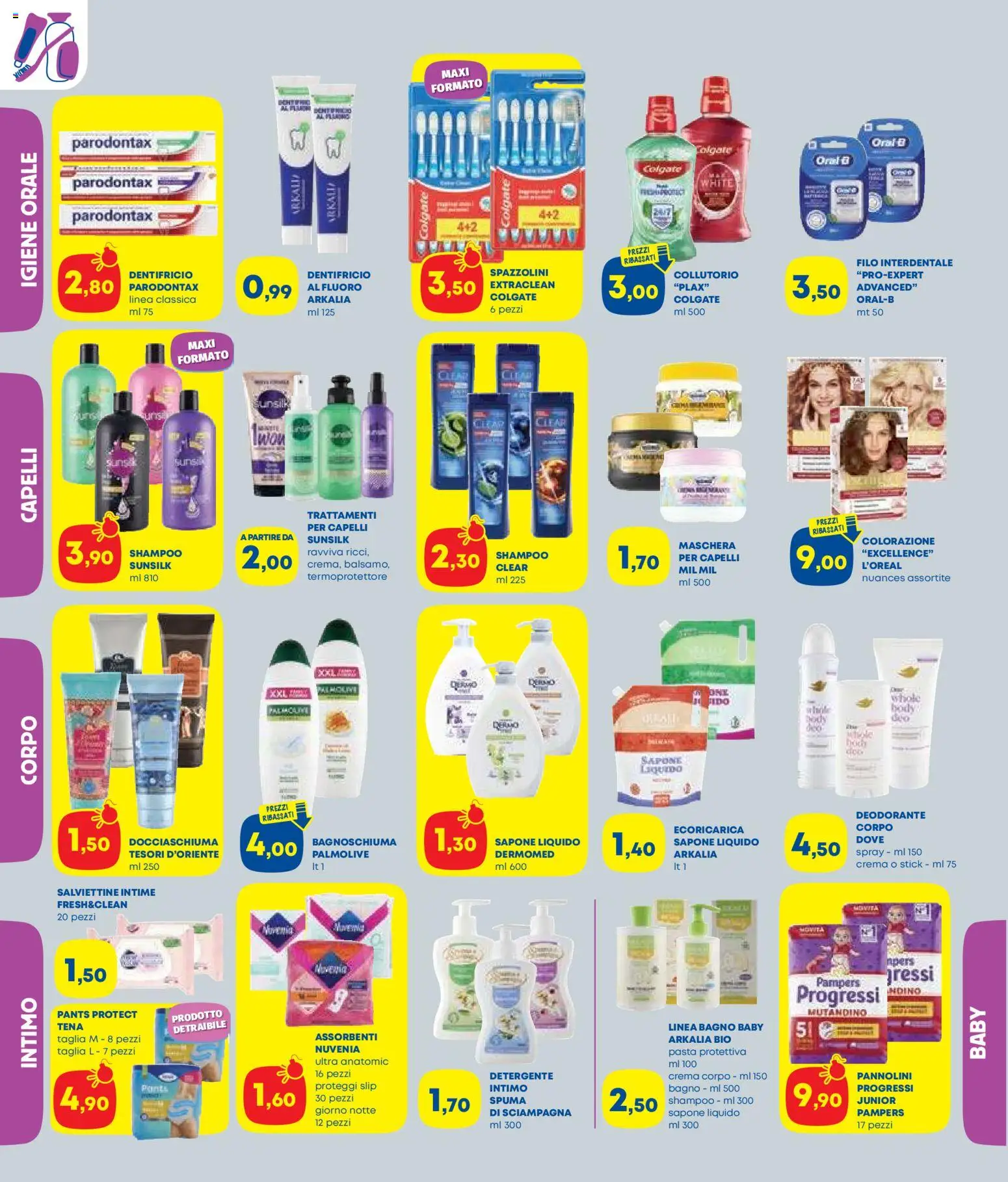 Volantino Panorama del 06.11.2025 | Pagina: 4 | Prodotti: Maschera, Pannolini, Pasta, Pampers